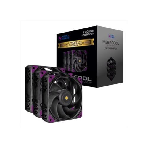 Комплект вентиляторов SUPER FLOWER MEGACOOL 120 мм (3 шт.)