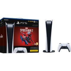 Игровая консоль Sony PlayStation 5 Digital Edition 825 ГБ + игра Marvel's Spider-Man 2 