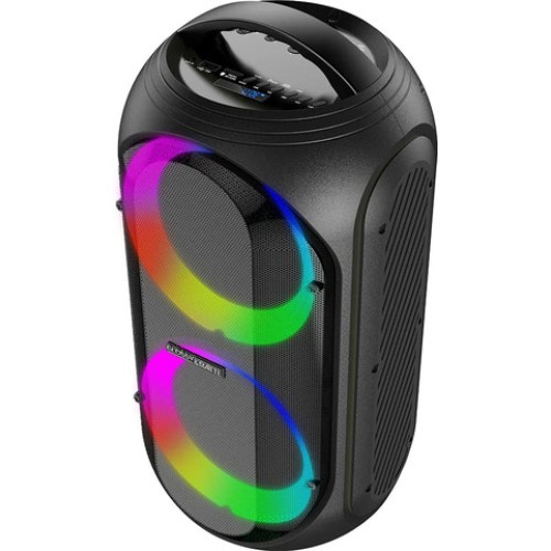 Glossy & Matte CZ48 Portable Bluetooth Speaker with Wireless Microphone