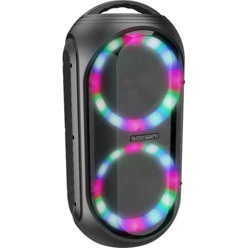 Glossy & Matte CZ48 Portable Bluetooth Speaker with Wireless Microphone