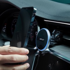 Магнитный держатель для автомобиля с быстрой беспроводной зарядкой D3 15W
