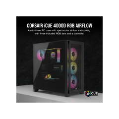 Computer Case CORSAIR 4000D RGB AIRFLOW