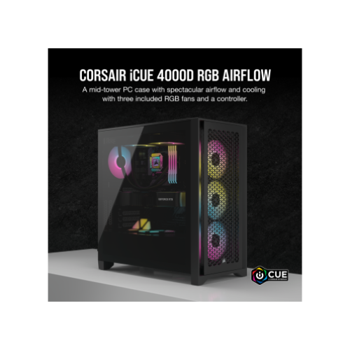 Computer Case CORSAIR 4000D RGB AIRFLOW