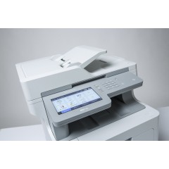 Brother MFC-L9570CDW Wi-Fi Color Laser Multifunction Printer with Scanner, Copier and Fax — White