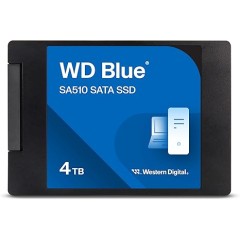 כונן SSD SATA WD Blue SA510, 2.5 אינץ'/7 מ"מ (במארז) בנפח 4TB