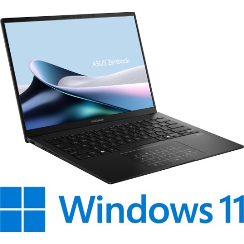 מחשב נייד אסוס Asus Zenbook 14 OLED 14" AI 7 350 32GB 1TB — שחור Jade Black (Win 11 Home)