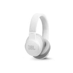 Headphones JBL Live 500BT in white color.