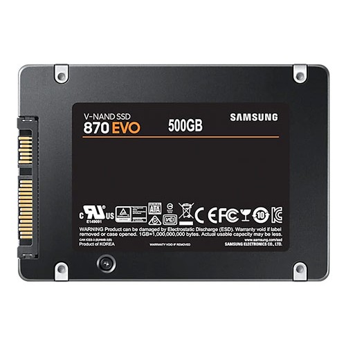 כונן SSD Samsung 870 EVO ‎500GB‎ ‎SATA III‎ ובפורמט ‎2.5"