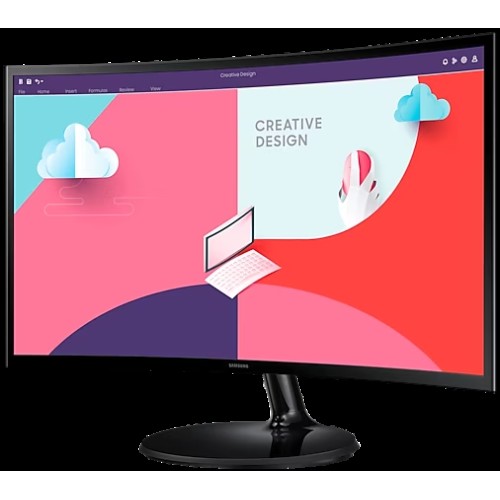 Samsung Essential S3 S36C 24'' Curved Monitor – 75Hz, VA