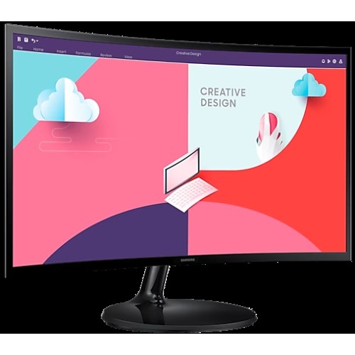 Samsung Essential S3 S36C 24'' Curved Monitor – 75Hz, VA