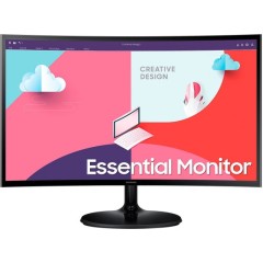 Samsung Essential S3 S36C 24'' Curved Monitor – 75Hz, VA