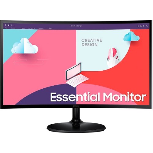 Samsung Essential S3 S36C 24'' Curved Monitor – 75Hz, VA