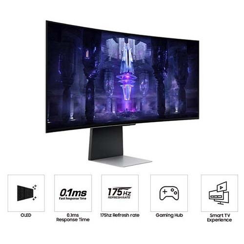 Computer Monitor OLED Samsung Odyssey G85SB