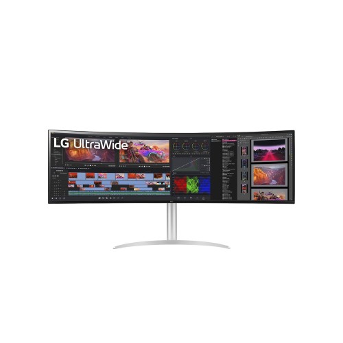 Изогнутый игровой монитор LG UltraWide Dual QHD Nano IPS 49'' — белый