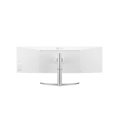 מסך גיימינג קעור LG UltraWide Dual QHD Nano IPS 49" — לבן