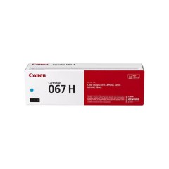 Original Canon 067H Cyan High-Yield Toner Cartridge for Canon i-SENSYS Printers