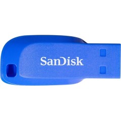 SanDisk Cruzer Blade 64GB Portable Memory — Blue