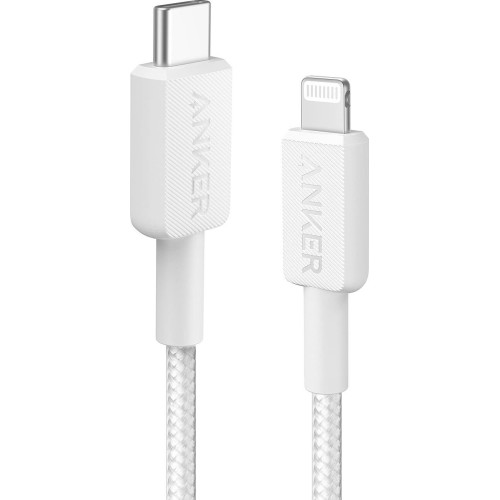 Anker 322 USB-C to Lightning Charging and Data Cable 1.8m — White