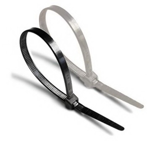 Cable ties 3.6×292mm in white or black.