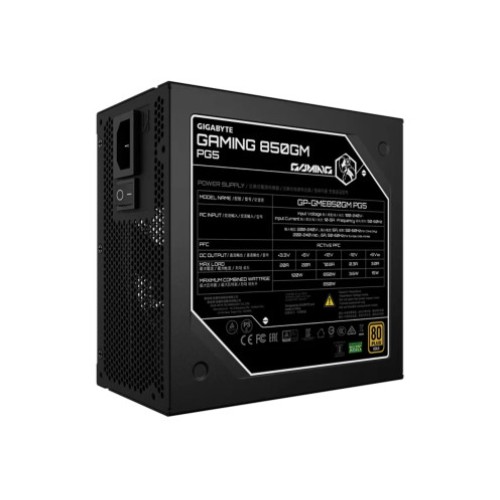 Power Supply GIGABYTE PSU 850W GAMING 850GM PG5 ATX3.1 80+ GOLD