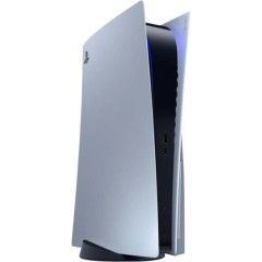 כיסויי החלפה רשמיים לקונסולת ה-סוני פלייסטייש Sony PlayStation 5 — דגם גרסת Blu-ray צבע Sterling Silver