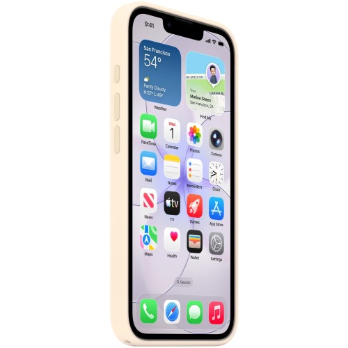 Силиконовый чехол для Apple iPhone 17e с MagSafe — Vanilla