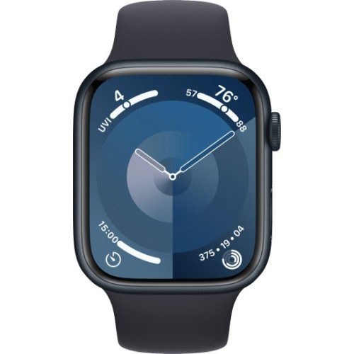 שעון חכם Apple Watch Series-9 GPS + Cellular 45mm עם רצועה Midnight Sport Band בגודל M/L