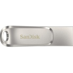 SanDisk Ultra Dual Drive Luxe USB 3.1 Type-C זיכרון נייד בנפח 512GB צבע כסוף