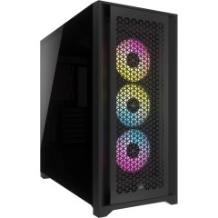 מארז Corsair iCUE 5000D RGB AIRFLOW Mid Tower בצבע שחור
