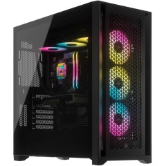 מארז Corsair iCUE 5000D RGB AIRFLOW Mid Tower בצבע שחור