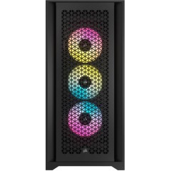 מארז Corsair iCUE 5000D RGB AIRFLOW Mid Tower בצבע שחור