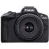 מצלמה דיגיטלית ללא מראה Canon EOS R50 + עדשות RF-S 18-45mm F4.5-6.3 IS STM ו-RF 75-300mm F4-5.6 — שחור