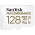 כרטיס זיכרון SanDisk Max Endurance Micro SDXC בנפח 128GB