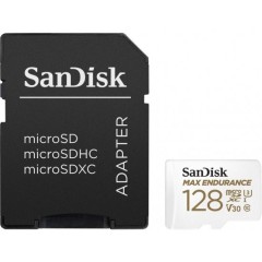 SanDisk Max Endurance Micro SDXC memory card with a capacity of 128GB