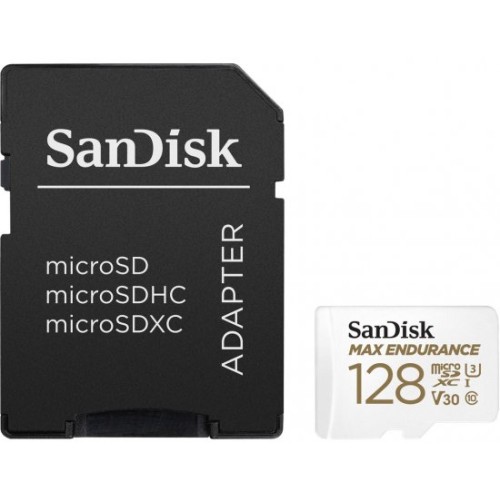 כרטיס זיכרון SanDisk Max Endurance Micro SDXC בנפח 128GB