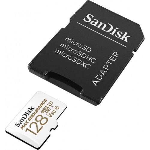 כרטיס זיכרון SanDisk Max Endurance Micro SDXC בנפח 128GB