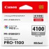 מחסנית דיו אפורה מקורית Canon PFI-4100GY למדפסת Canon imagePROGRAF PRO-1100