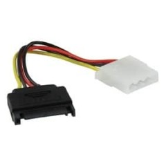 Molex Female to SATA Male Cable for Old Drive 0.15m