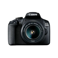 Canon EOS 2000D DSLR Digital Camera + EF-S 18-55mm F3.5-5.6 IS II Lens — Black