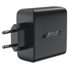 מטען קיר מהיר A94 PD100W GaN (3xUSB-C + 1xUSB-A) עם תקע אירופאי (EU), שחור