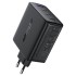 Быстрое сетевое зарядное устройство A94 PD100W GaN (3xUSB-C + 1xUSB-A) с европейской вилкой (EU), черное