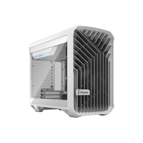 Компьютерный корпус FRACTAL DESIGN TORRENT NANO WHITE CLEAR