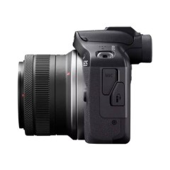 מצלמה דיגיטלית ללא מראה Canon EOS R100 + עדשות RF-S 18-45mm F4.5-6.3 IS STM ו-RF 75-300mm F4-5.6 — שחור