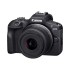 מצלמה דיגיטלית ללא מראה Canon EOS R100 עם עדשת RF-S 18-45mm F4.5-6.3 IS STM + תיק נשיאה + כרטיס זיכרון SD 64GB — שחור