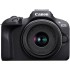 מצלמה דיגיטלית ללא מראה Canon EOS R100 עם עדשת RF-S 18-45mm F4.5-6.3 IS STM + תיק נשיאה + כרטיס זיכרון SD 64GB — שחור
