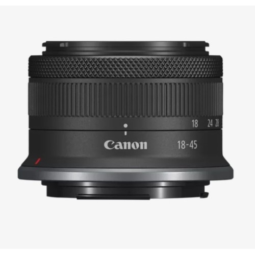 מצלמה דיגיטלית ללא מראה Canon EOS R100 עם עדשת RF-S 18-45mm F4.5-6.3 IS STM + תיק נשיאה + כרטיס זיכרון SD 64GB — שחור