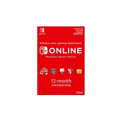 Nintendo Switch Online (цифровой код) — подписка на 12 месяцев.