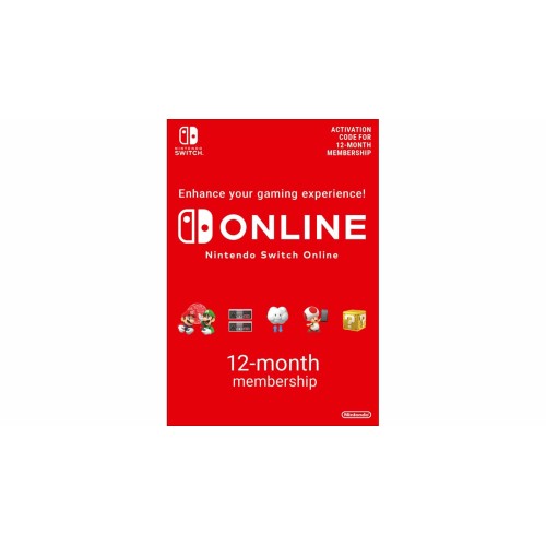 Nintendo Switch Online (Digital Code) - 12-month subscription