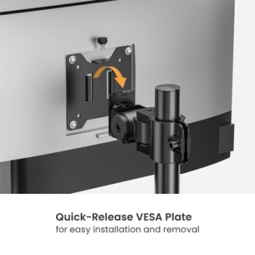 זרוע מפרקיתHeavy-Duty למסך בגודל 17″–49″