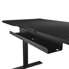 שולחן גיימינג חשמלי COUGAR E-ARES 120 עם תאורת RGB – שחור